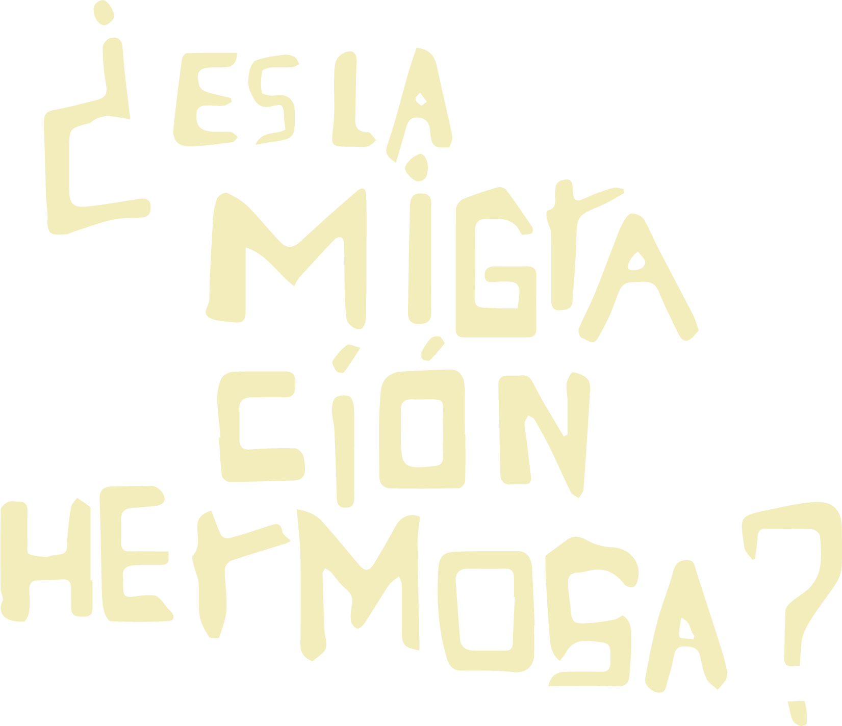 Texto: ¿es la migración hermosa?